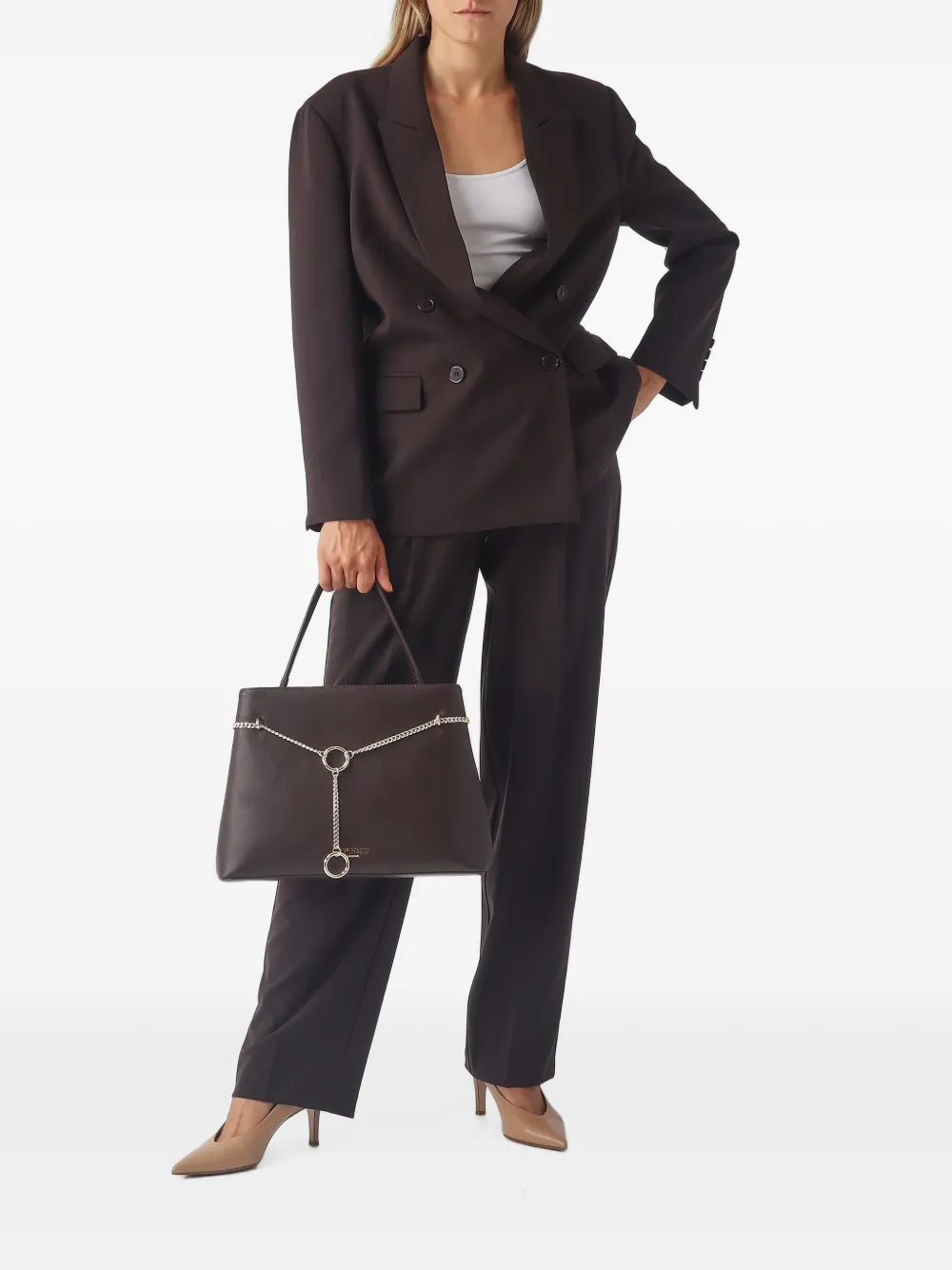 TWINSET Blazer met dubbele rij knopen Bruin
