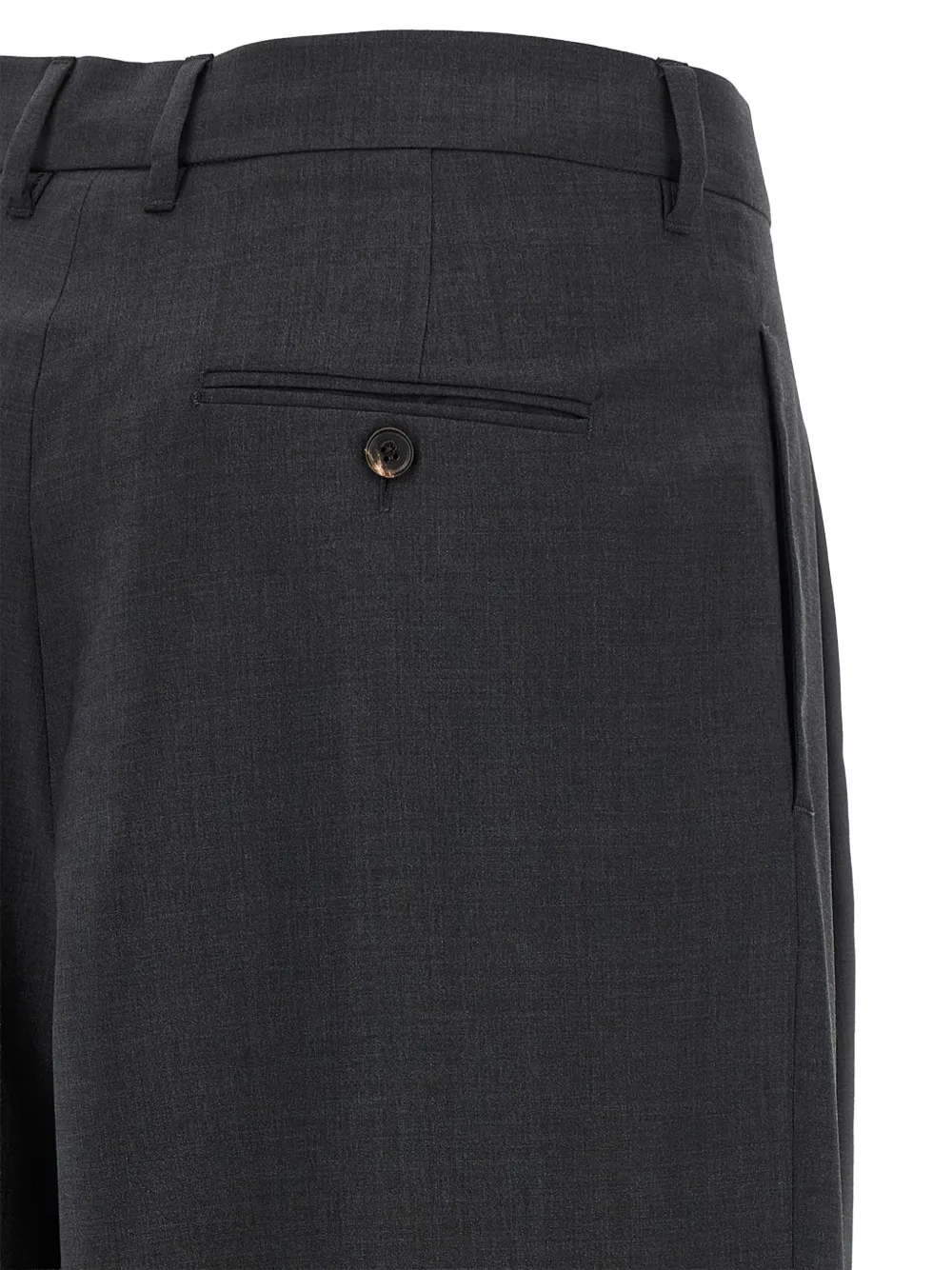 'S Max Mara Wollen plooibroek Grijs