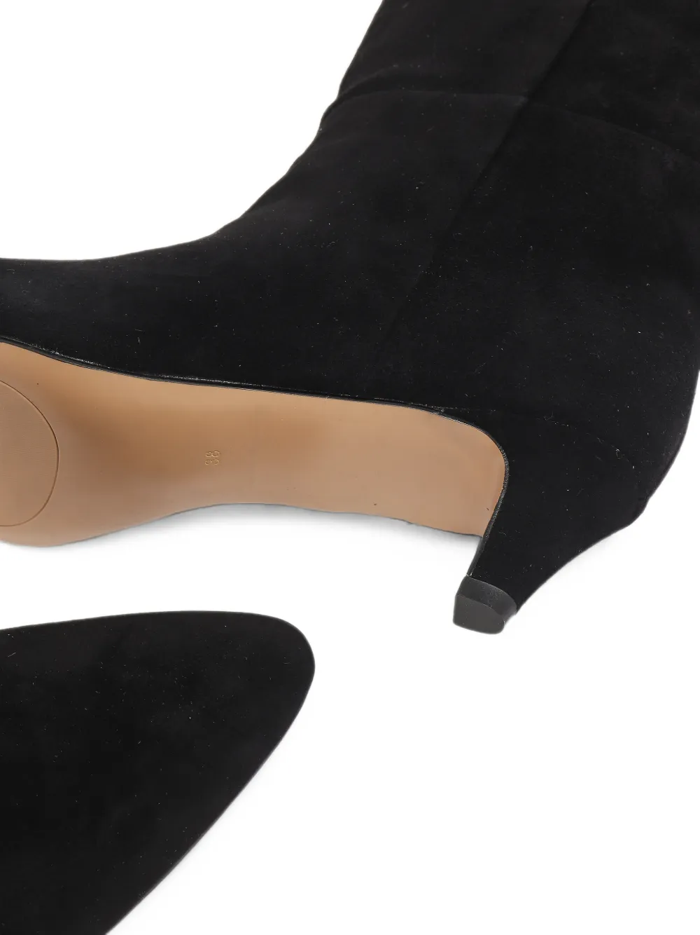 TWINSET high suede boots Zwart