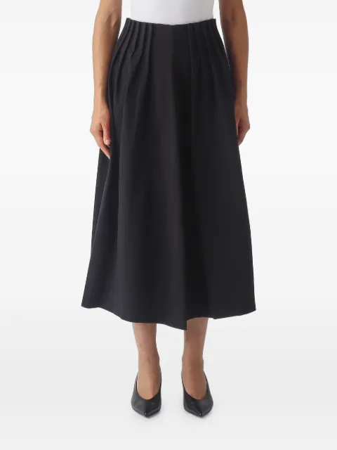 MeimeiJ pleated A-line midi skirt