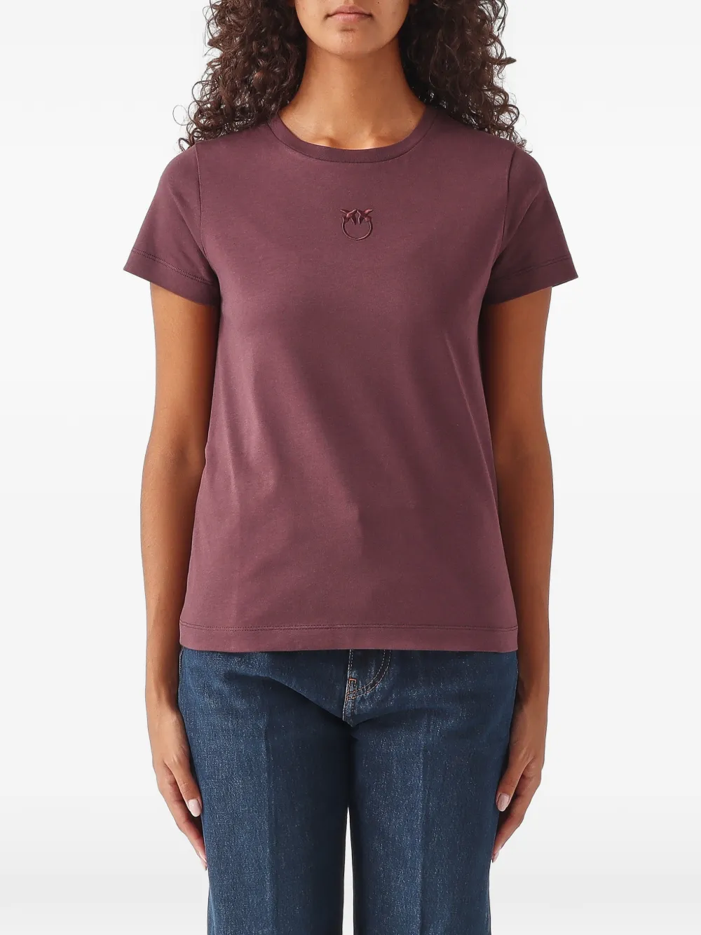 PINKO T-shirt with Love Birds logo