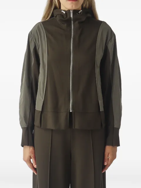 MeimeiJ panelled hooded jacket
