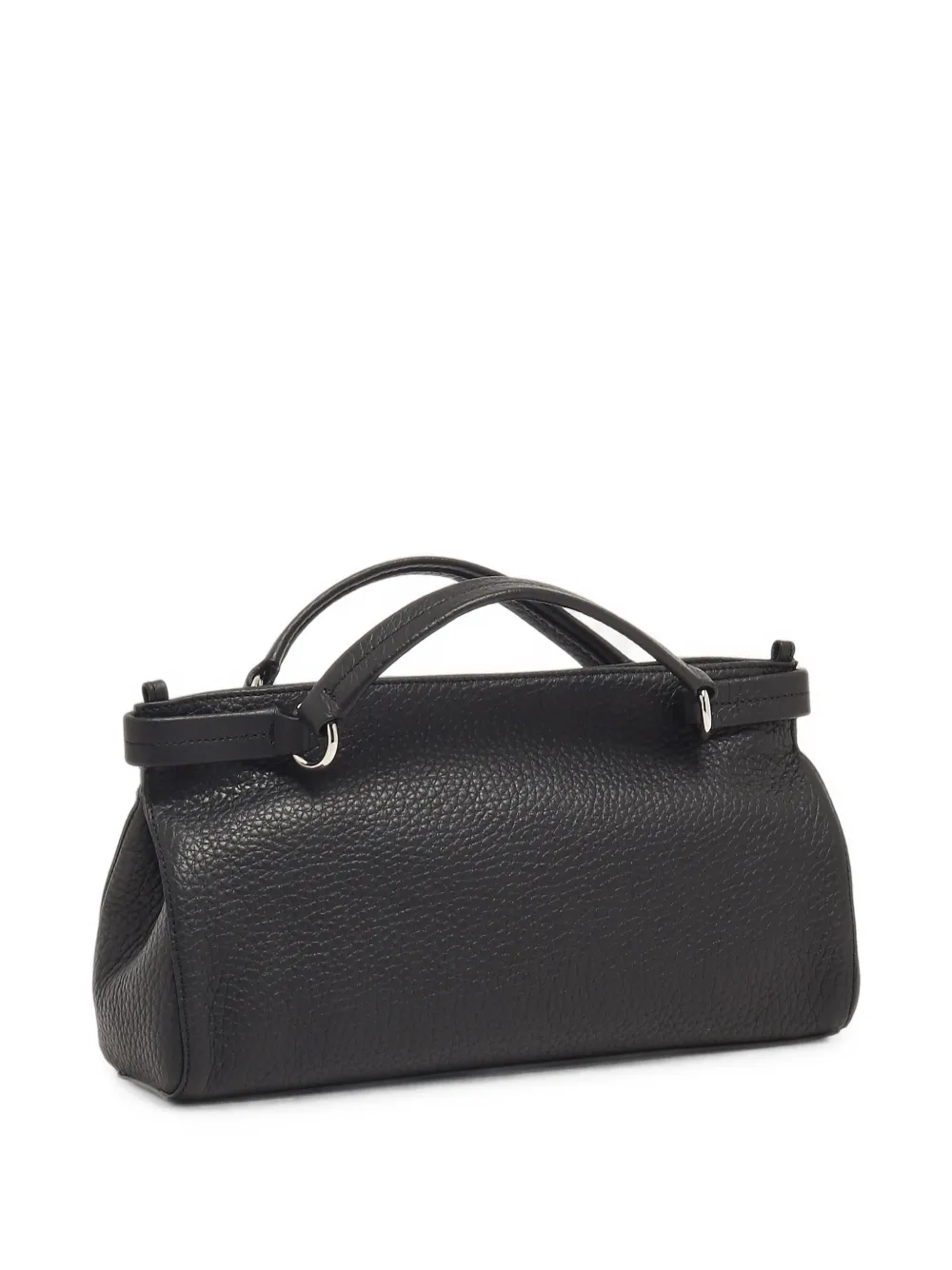 Orciani small Virgo leather tote bag Zwart
