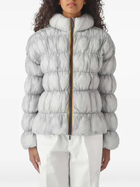 K-Way quilted hooded jacket