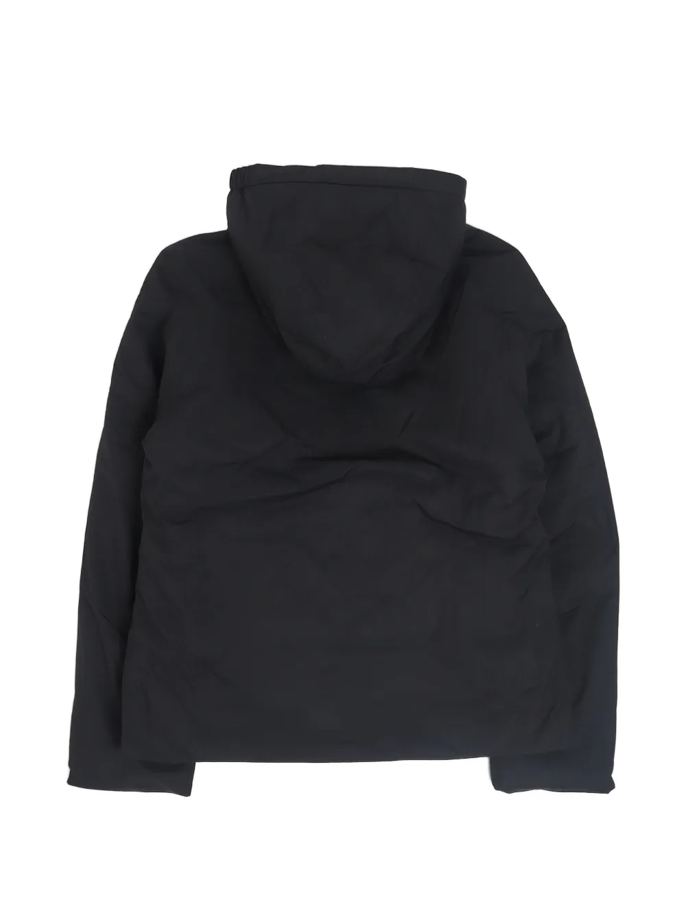 K Way Kids Jack met capuchon en logoprint Zwart
