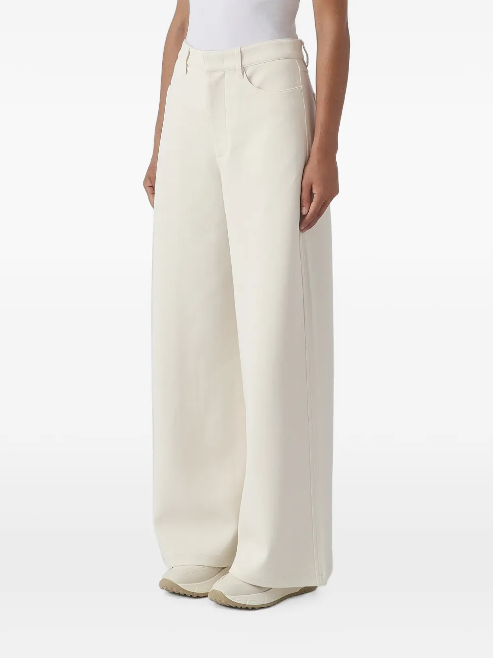 'S Max Mara Broek met wijde pijpen Beige