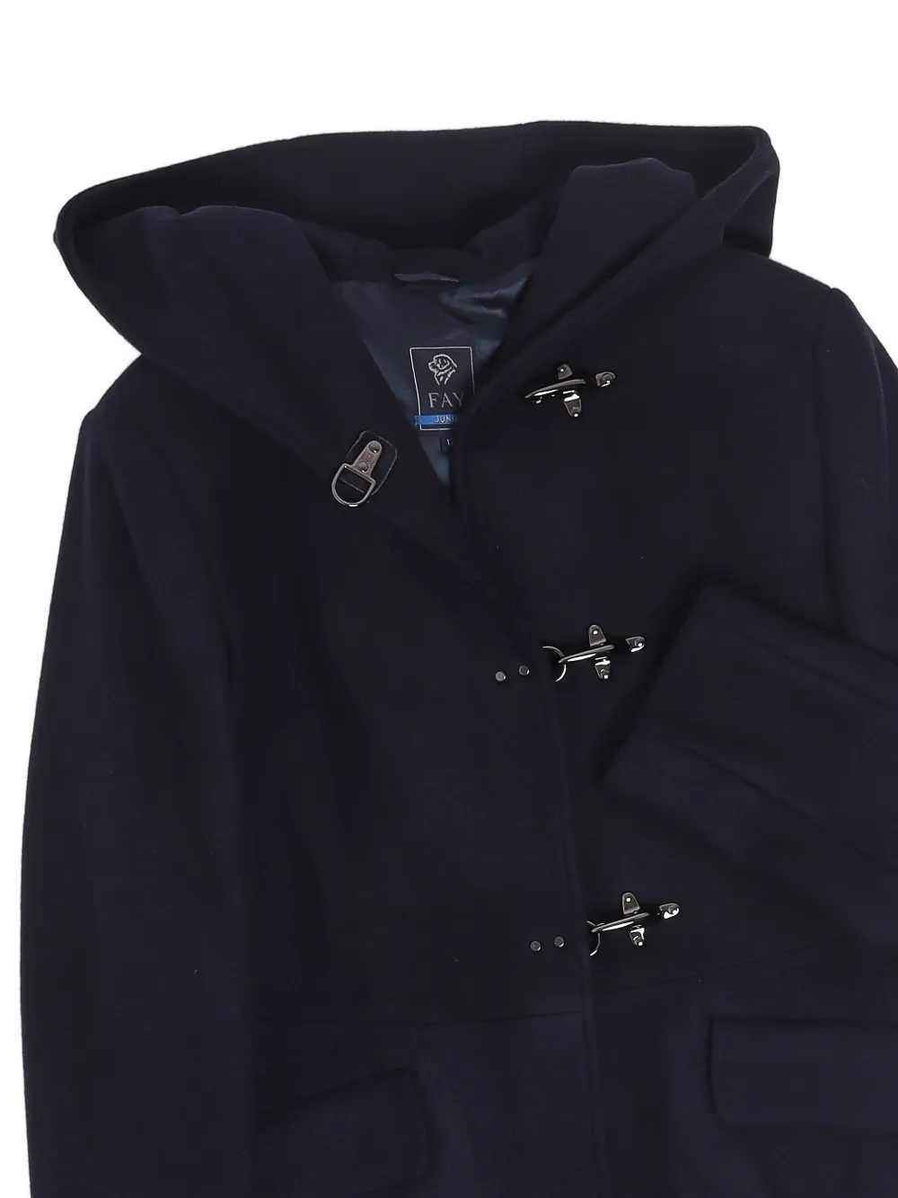 Fay Kids Jas met capuchon Blauw