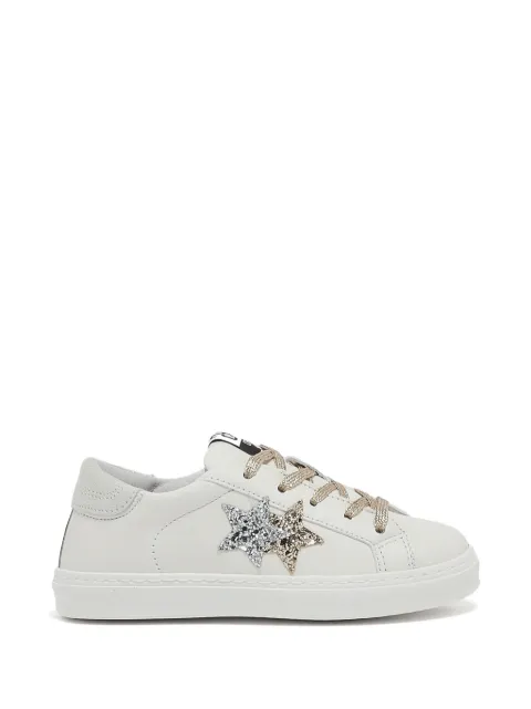 2 Star Kids glitter-star sneakers