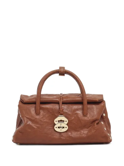 Zanellato Postina stud-embellished tote bag