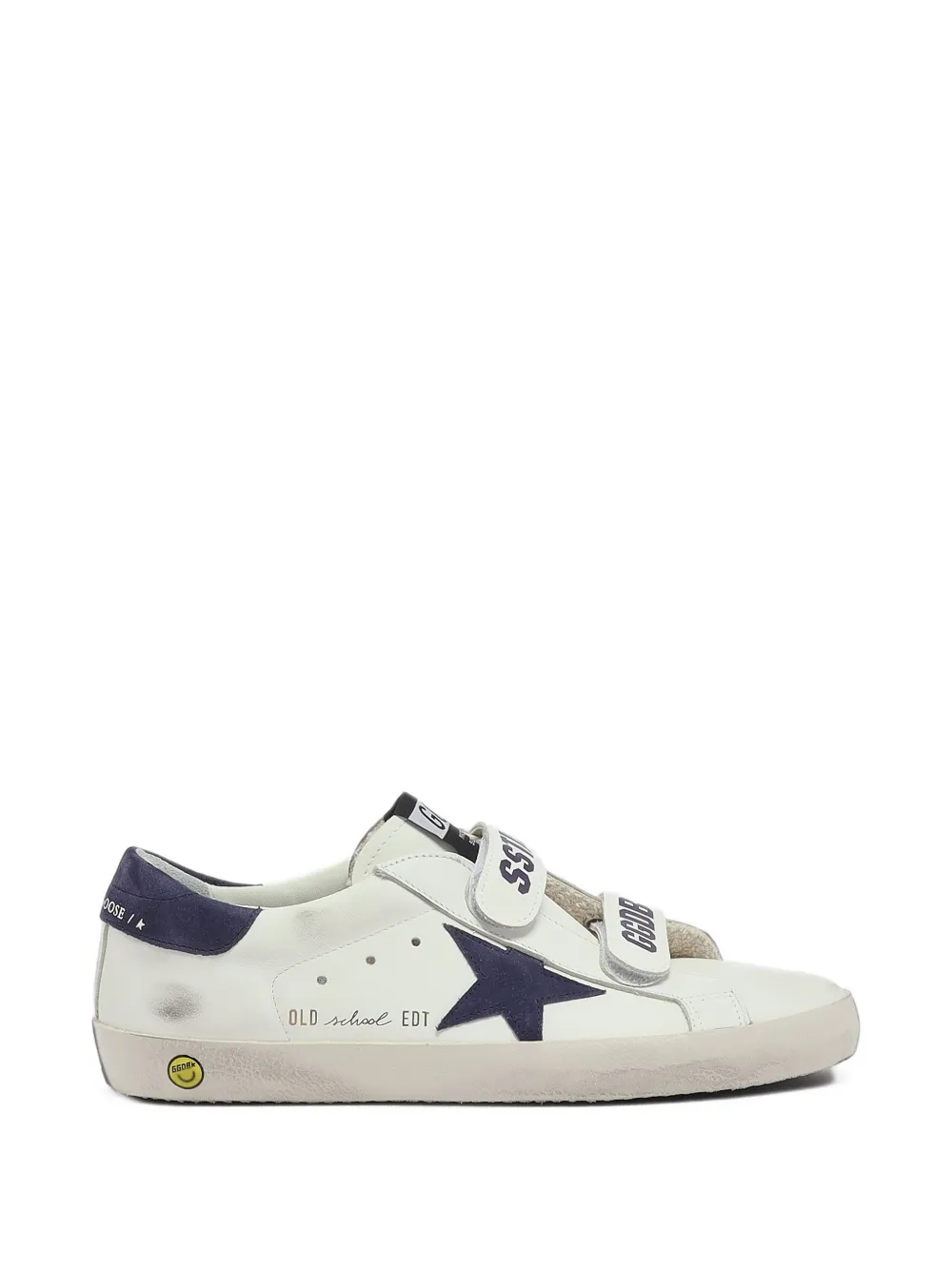 Golden Goose Kids Old School star-patch sneakers - Bianco