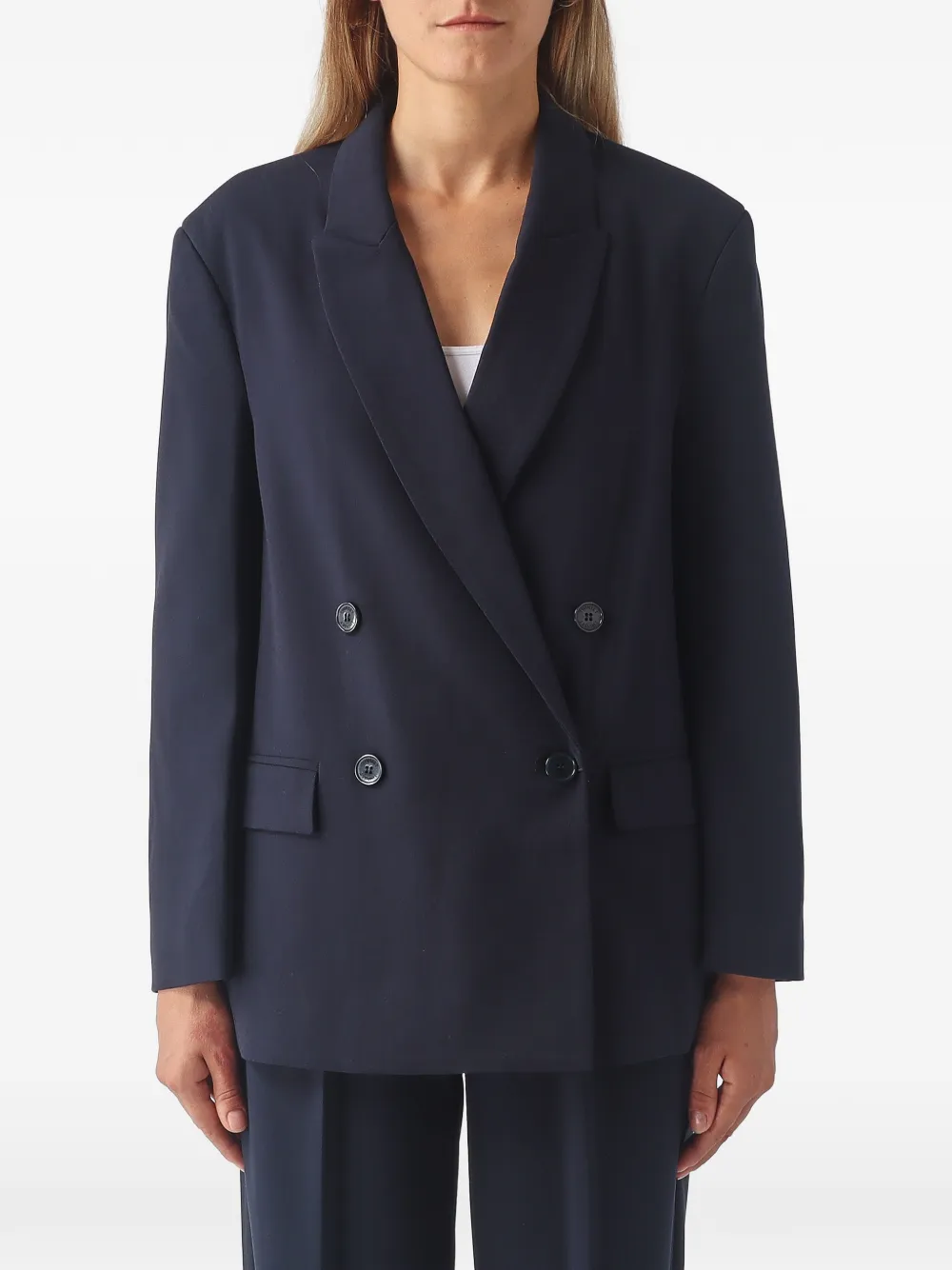 TWINSET double-breasted blazer - Blu