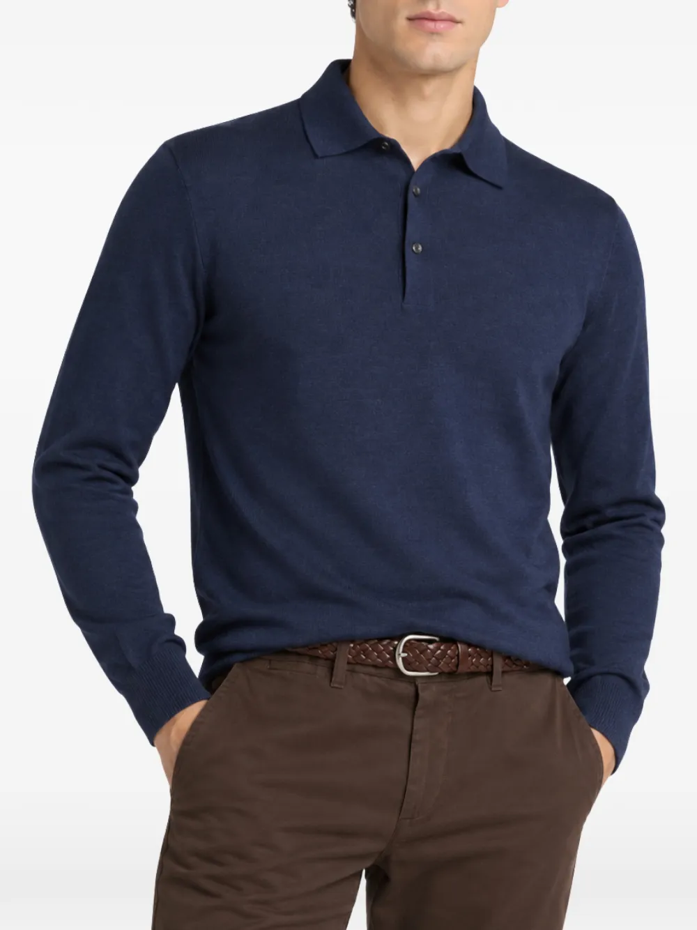 Fay Polotrui met lange mouwen Blauw