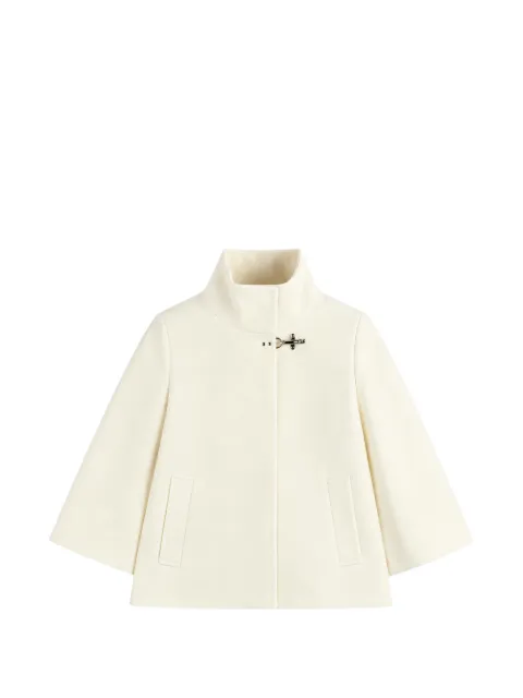 Fay lobster-claw fastening funnel-neck jacket