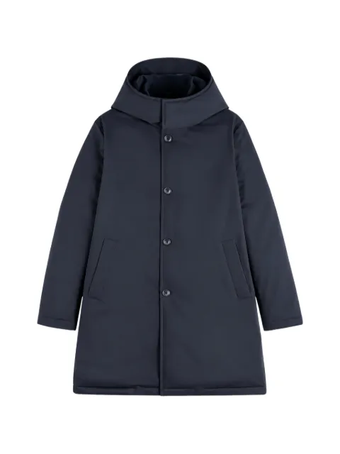 Fay hooded button-up coat