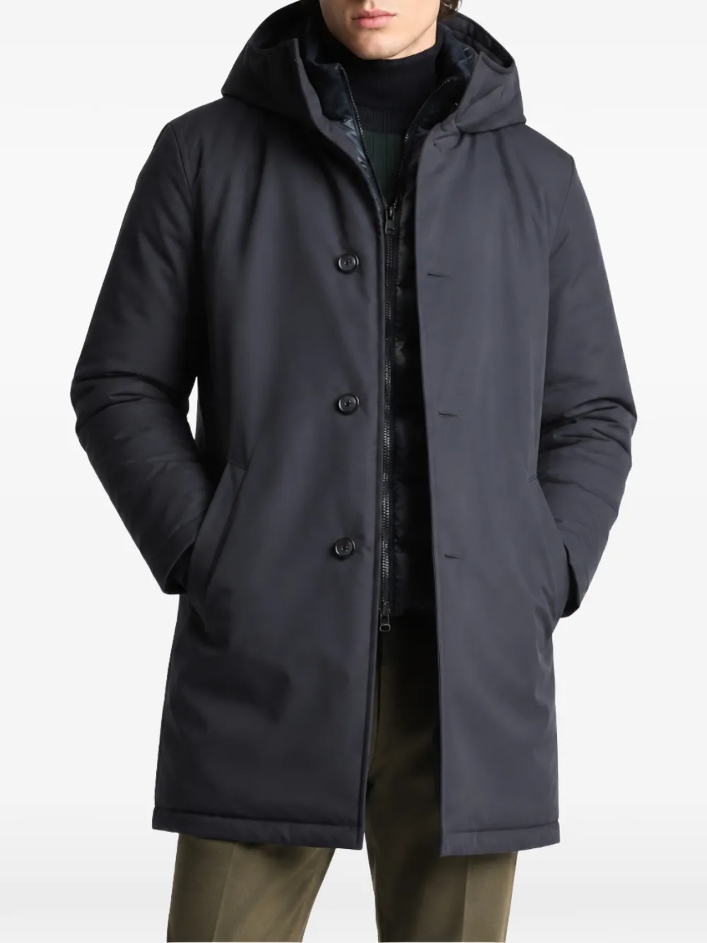 Fay Jas met capuchon Blauw