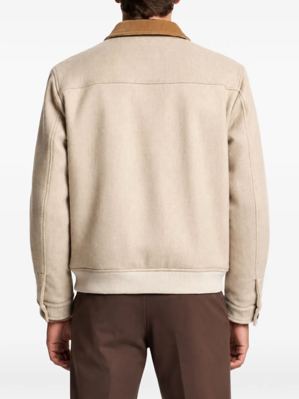 Fay Driving bomberjack Beige