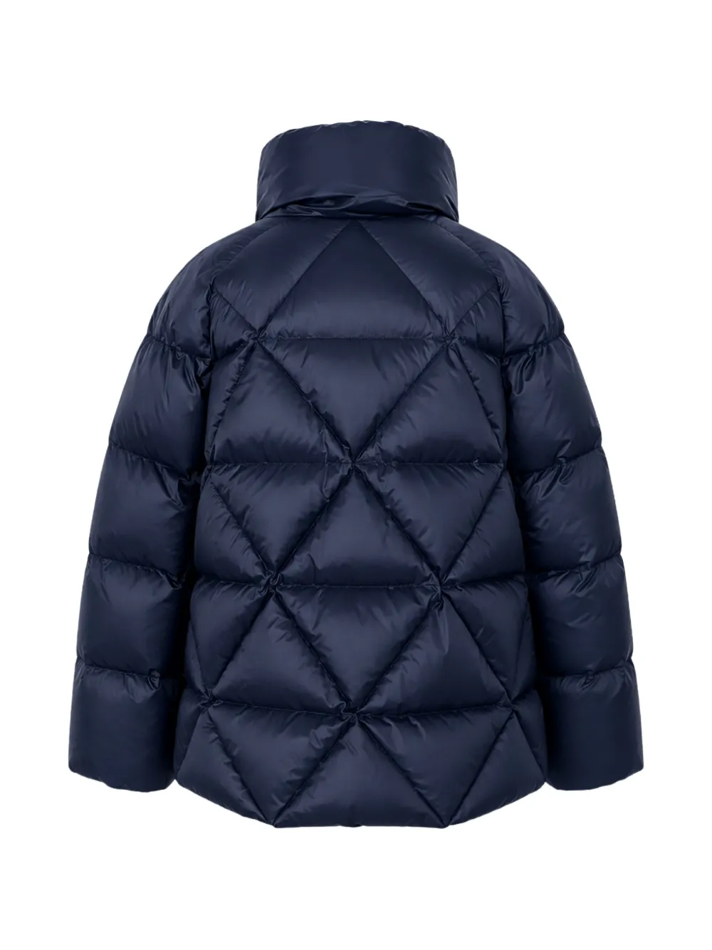Fay diamond-quilted jacket Blauw