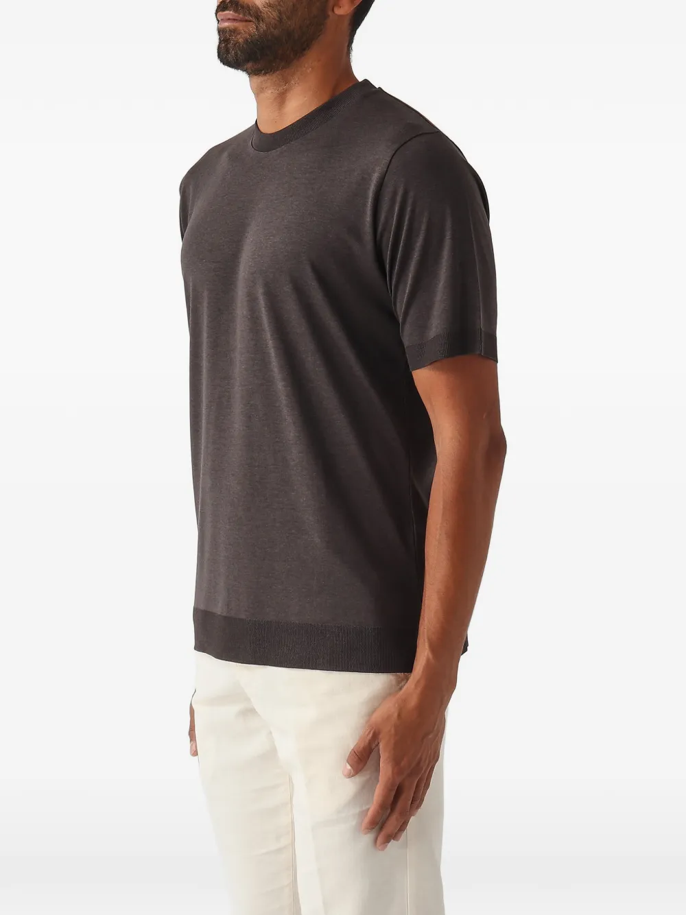 Altea Gebreid T-shirt Bruin