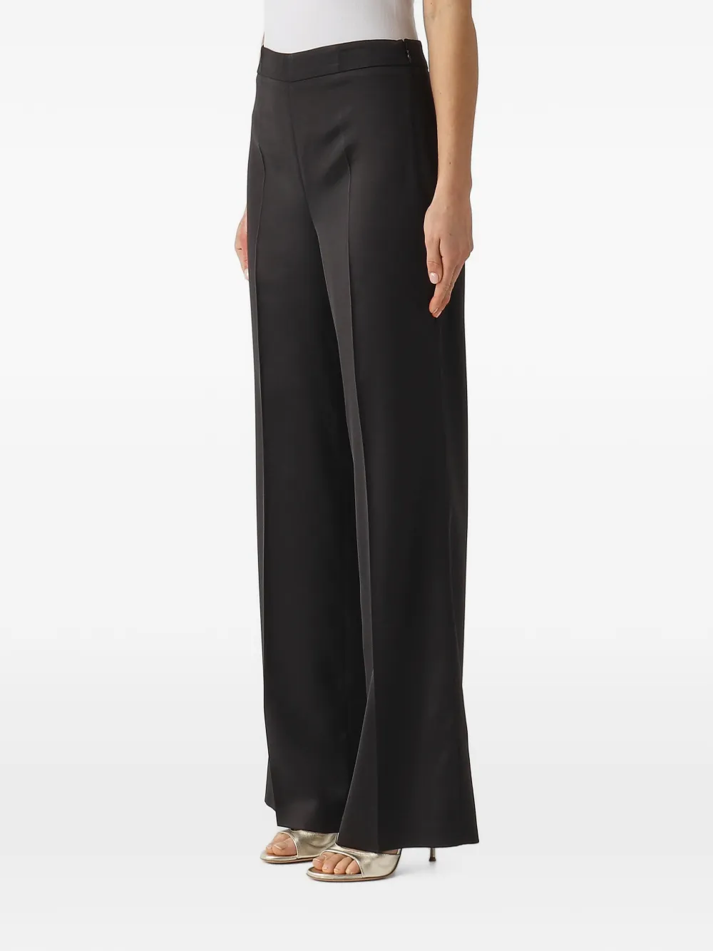 TWINSET Geplooide broek Zwart