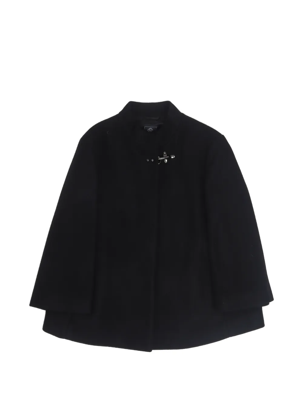 Fay Kids lobster-claw-fastening flared coat Zwart