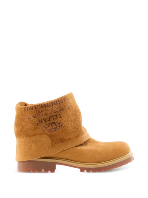 Timberland x Telfar slouchy nubuck boots