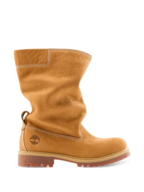 Timberland x Telfar slouchy nubuck boots