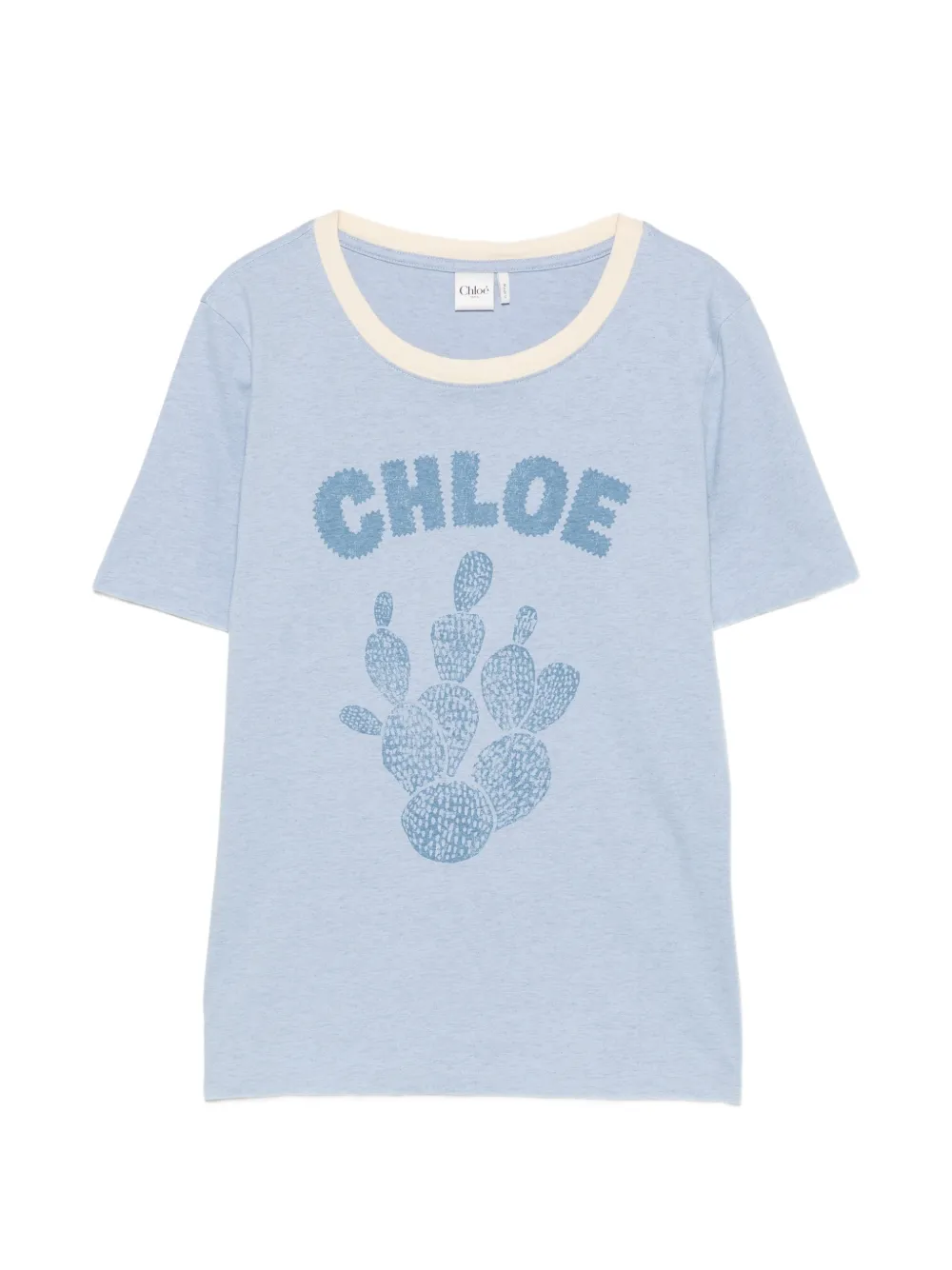 Chloé logo-print cactus T-shirt