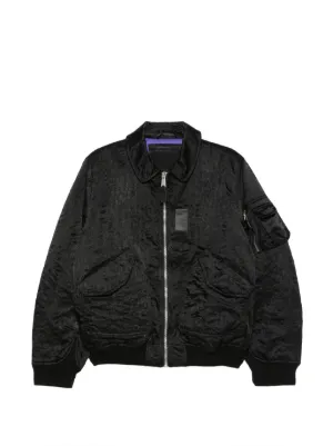 Ader Error contrast-stitch zip-up Jacket | Black | FARFETCH
