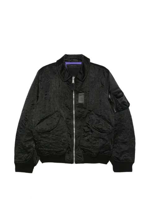 Alpha Industries CWU-45/P camo-embroidered UV bomber jacket