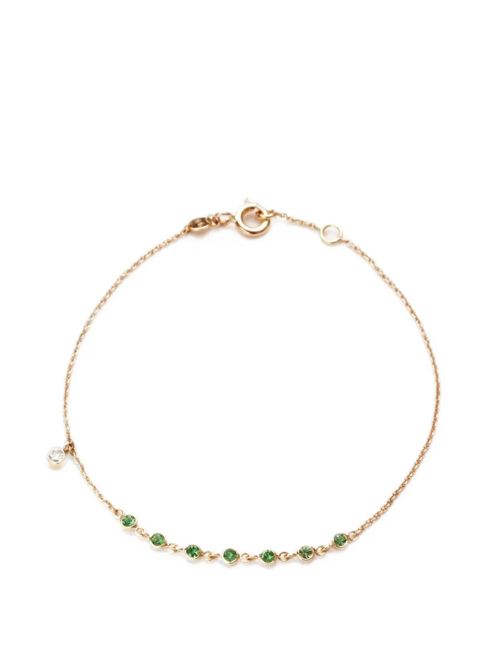 We by WHITEbIRD Clariss Rich tsavorite and diamond bracelet - Oro