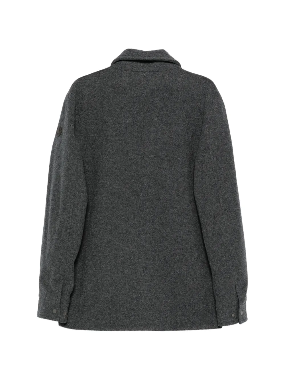 Moncler button-up coat Grijs