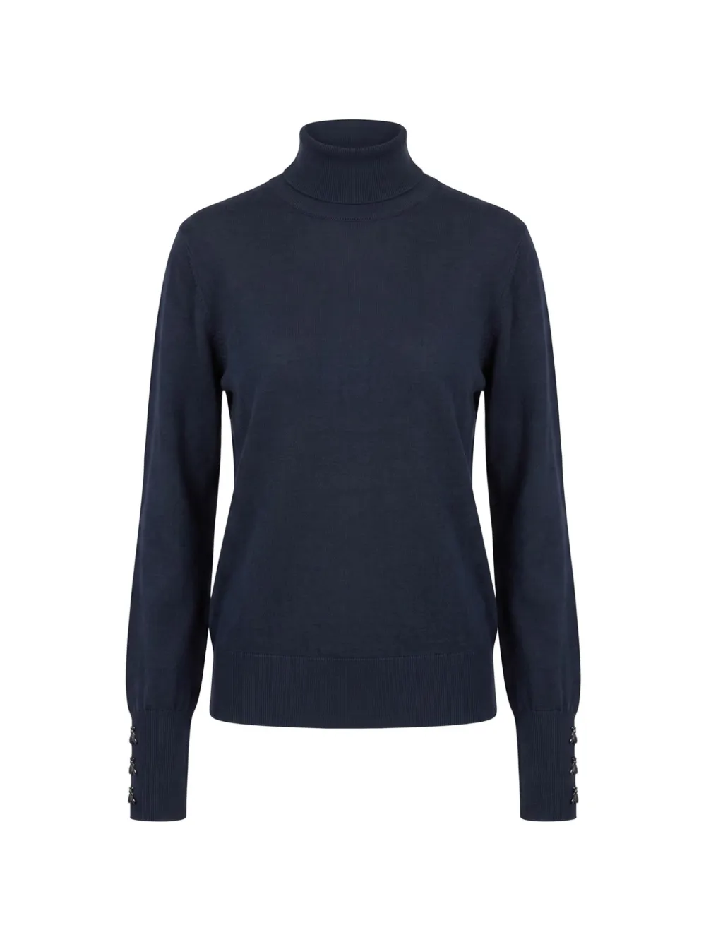 Patrizia Pepe roll-neck button-cuff sweater