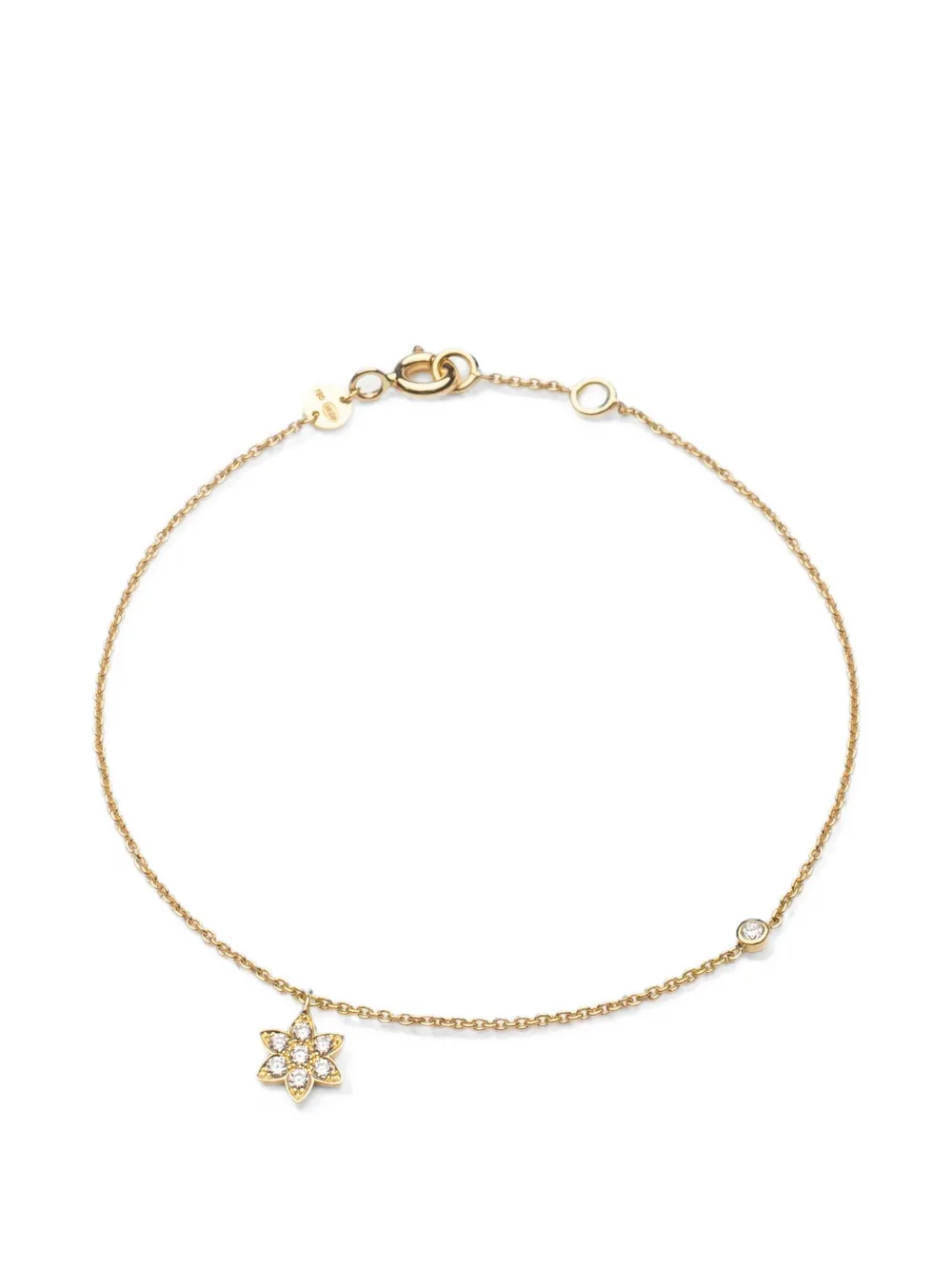 We by WHITEbIRD Clarisse Flower diamond bracelet - Oro