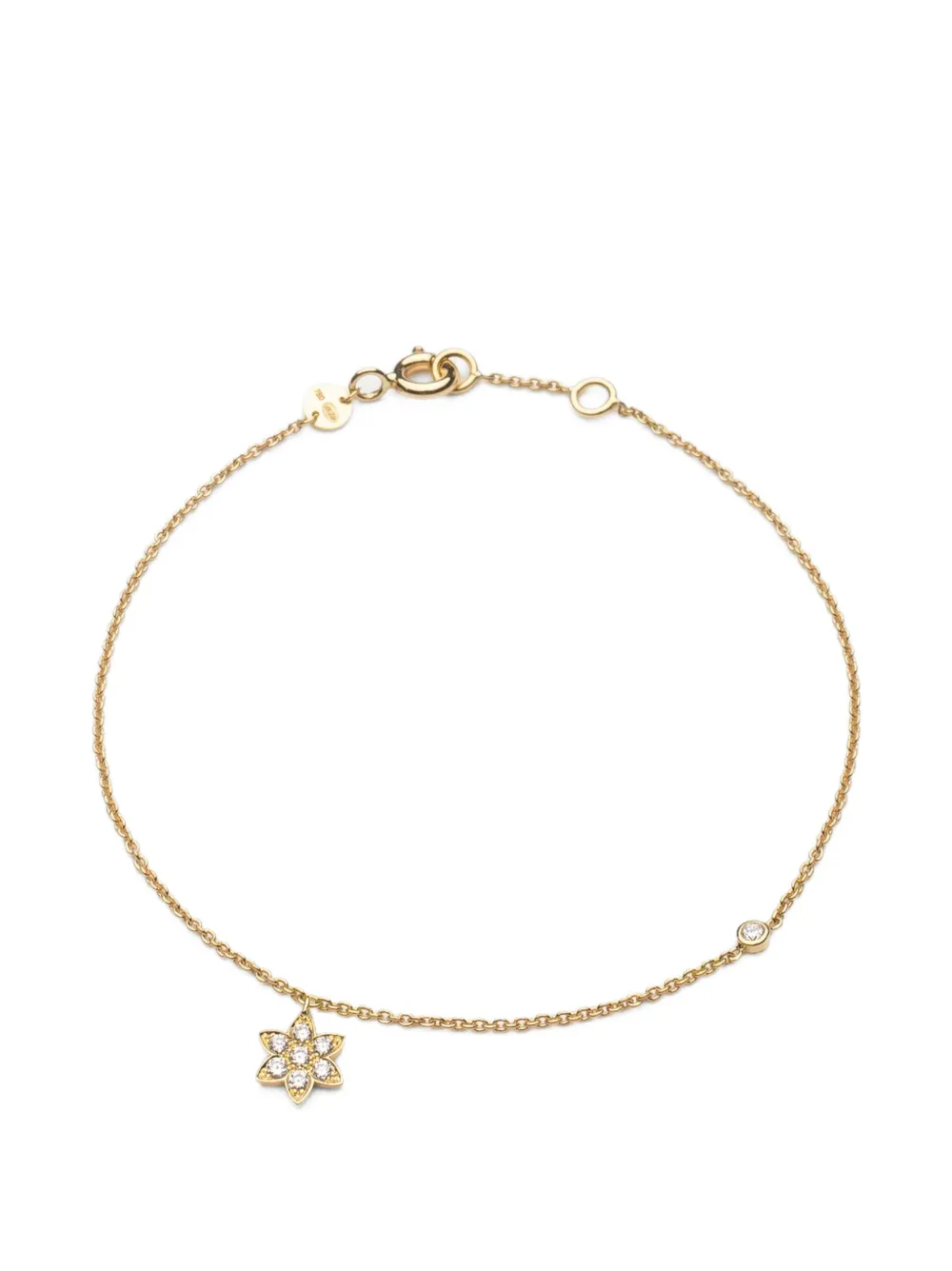 We by WHITEbIRD Clarisse Flower diamond bracelet - Oro