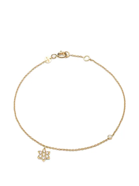 We by WHITEbIRD pulsera Clarisse Flower con diamantes