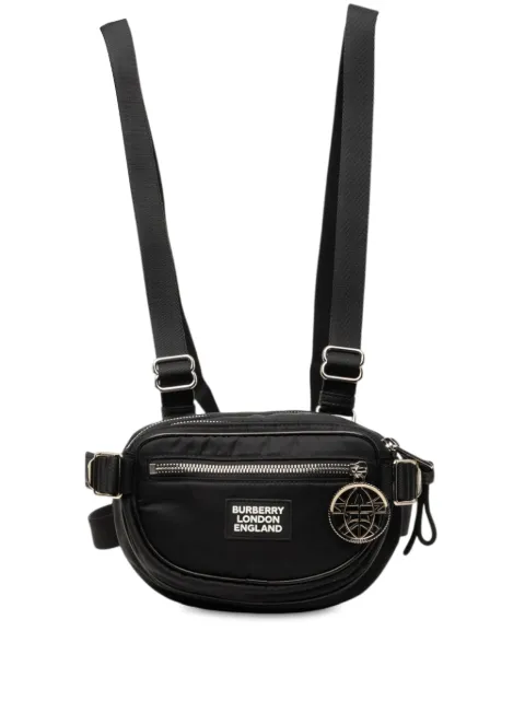 Burberry Pre-Owned 2018-2026 Econyl Nylon Logo Cannon belt bag