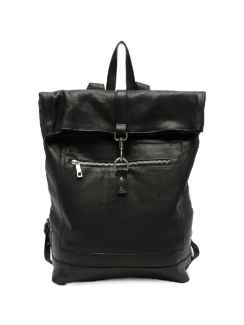 SOMMET Blekleem roll-top leather backpack