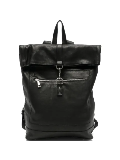 SOMMET Blekleem roll-top leather backpack
