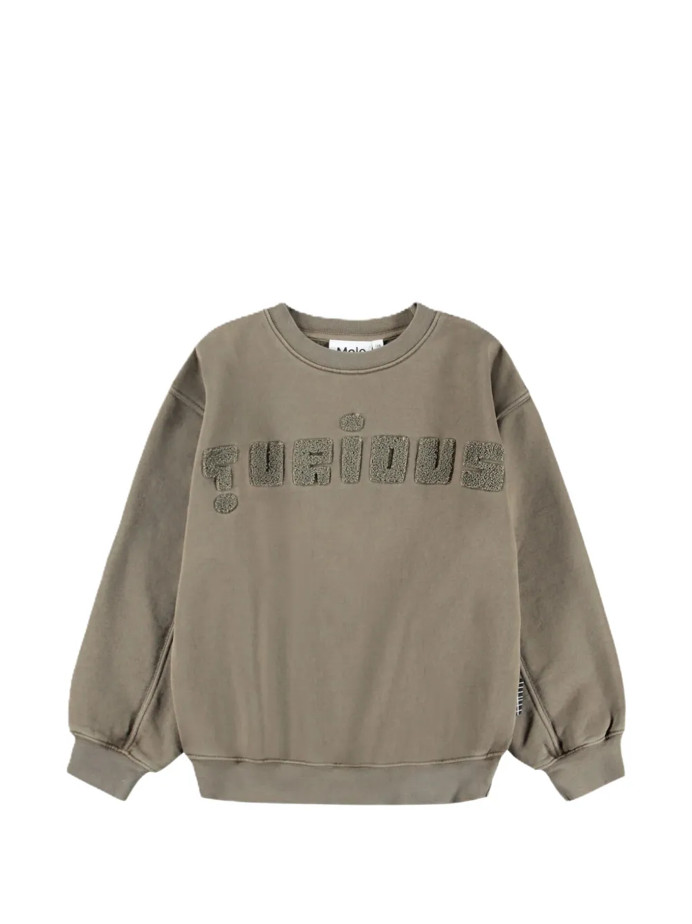 Molo Martiano embroidered crew-neck sweatshirt - Grigio