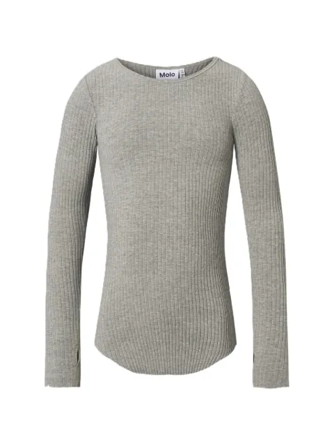 Molo ribbed long-sleeved T-shirt