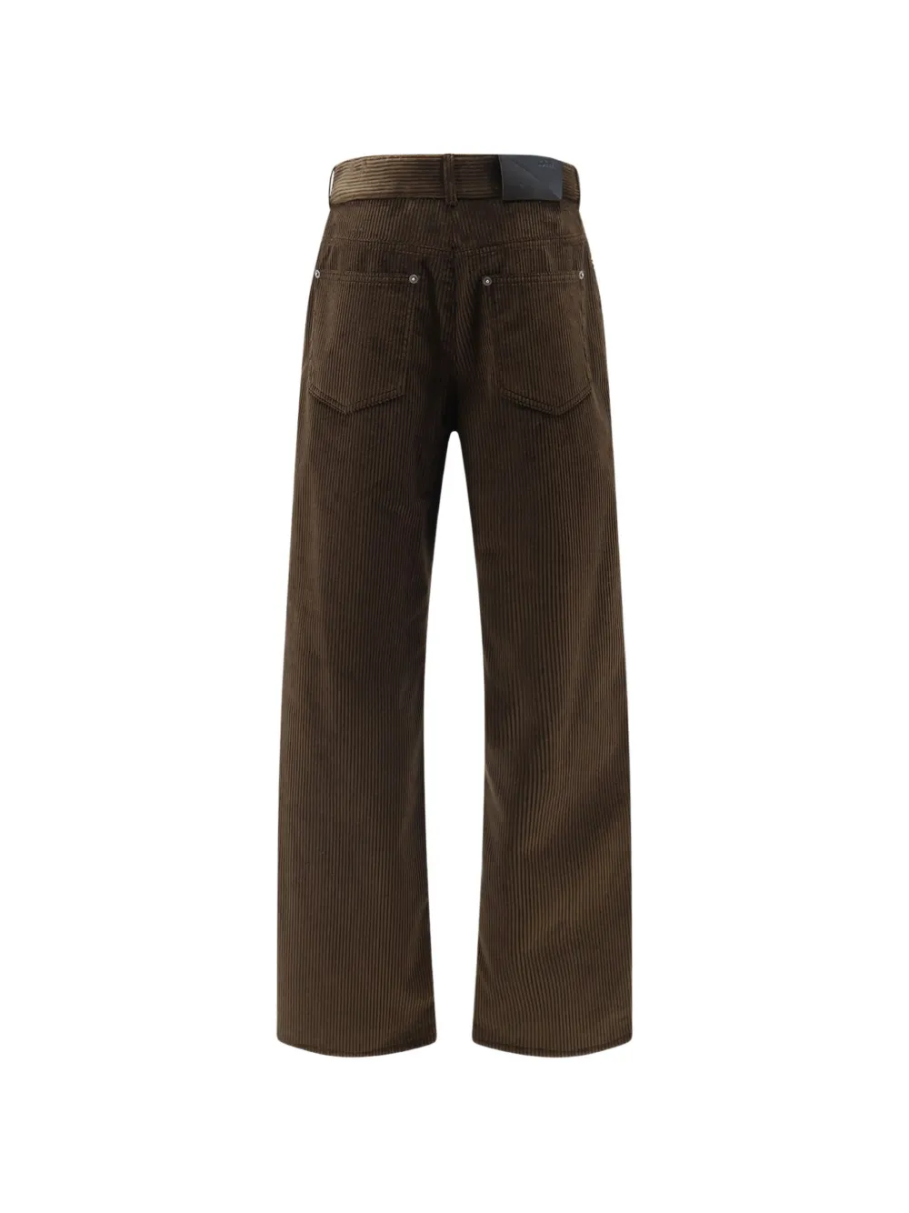 LOEWE Ribfluwelen straight broek Bruin