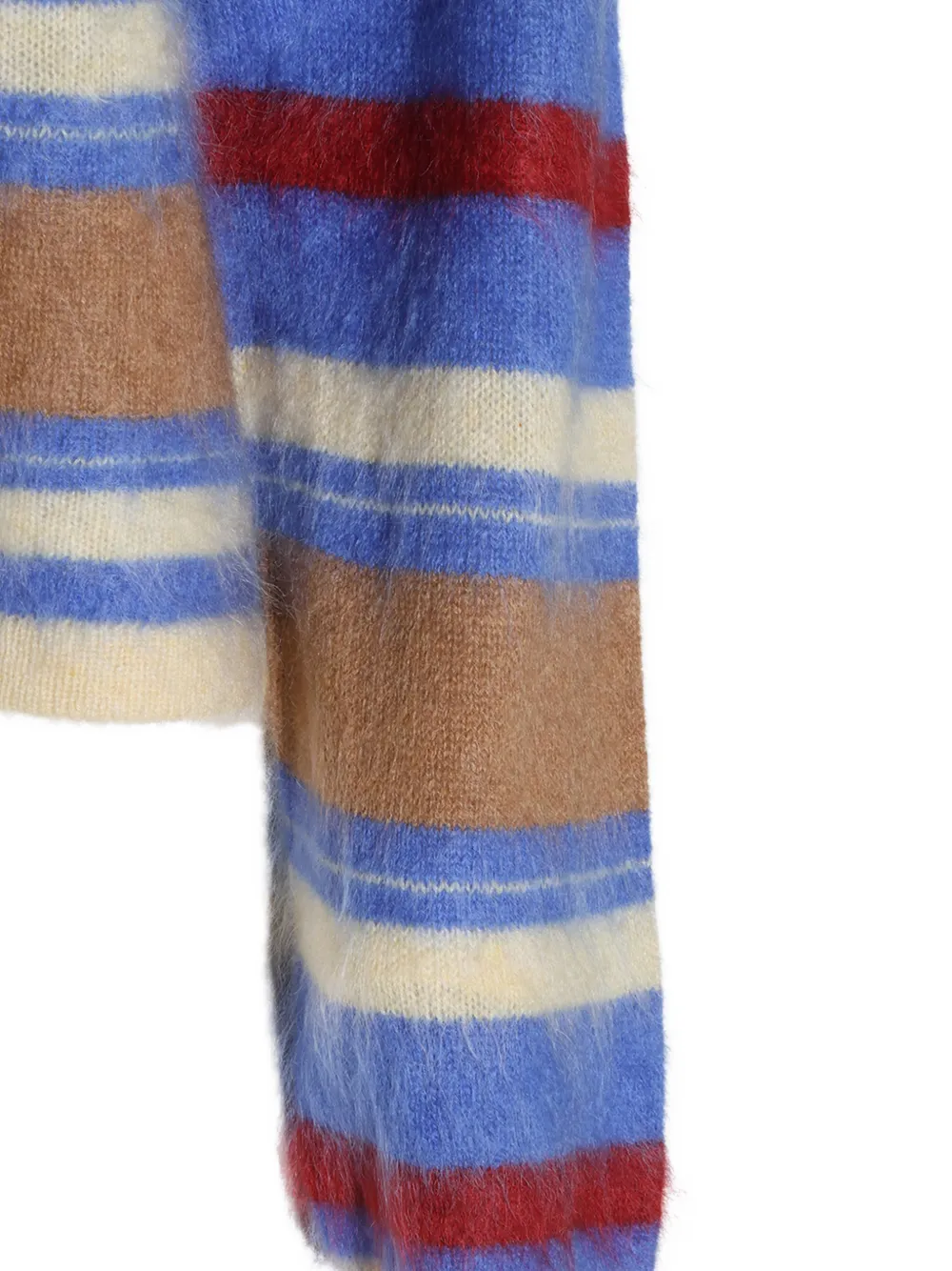Guest In Residence striped cashmere polo sweater Blauw