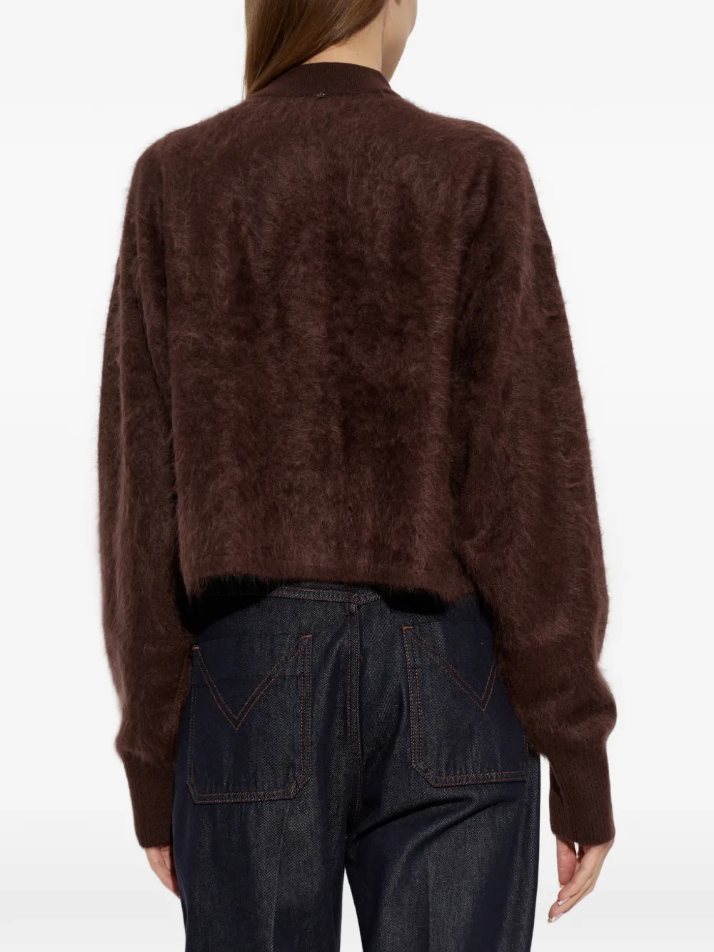 Sportmax Galli kasjmier vest Bruin