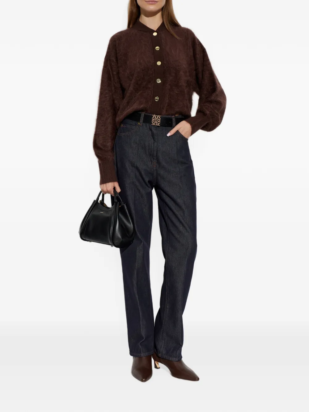 Sportmax Galli kasjmier vest Bruin