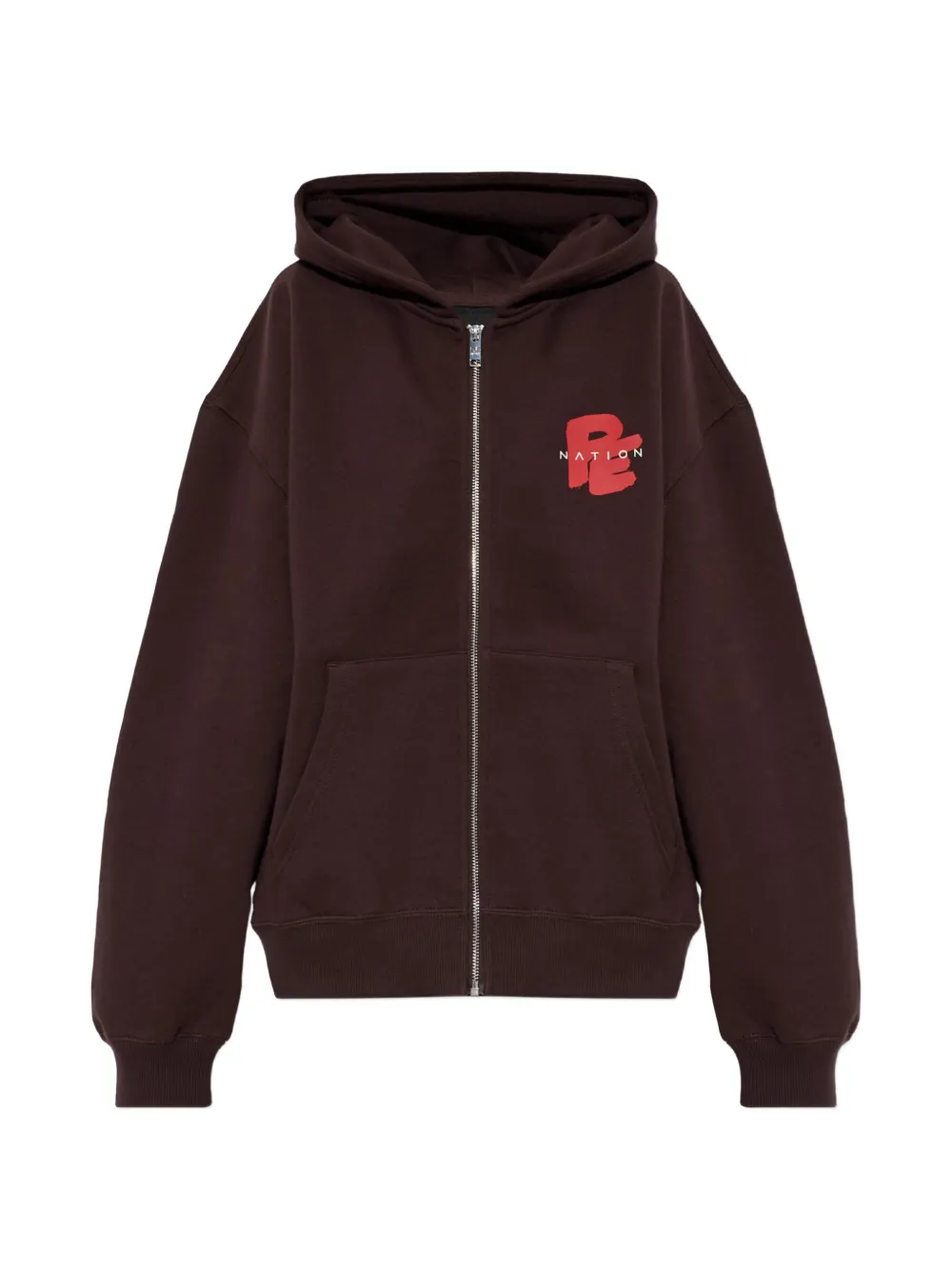 P.E Nation Tidal logo-print hoodie