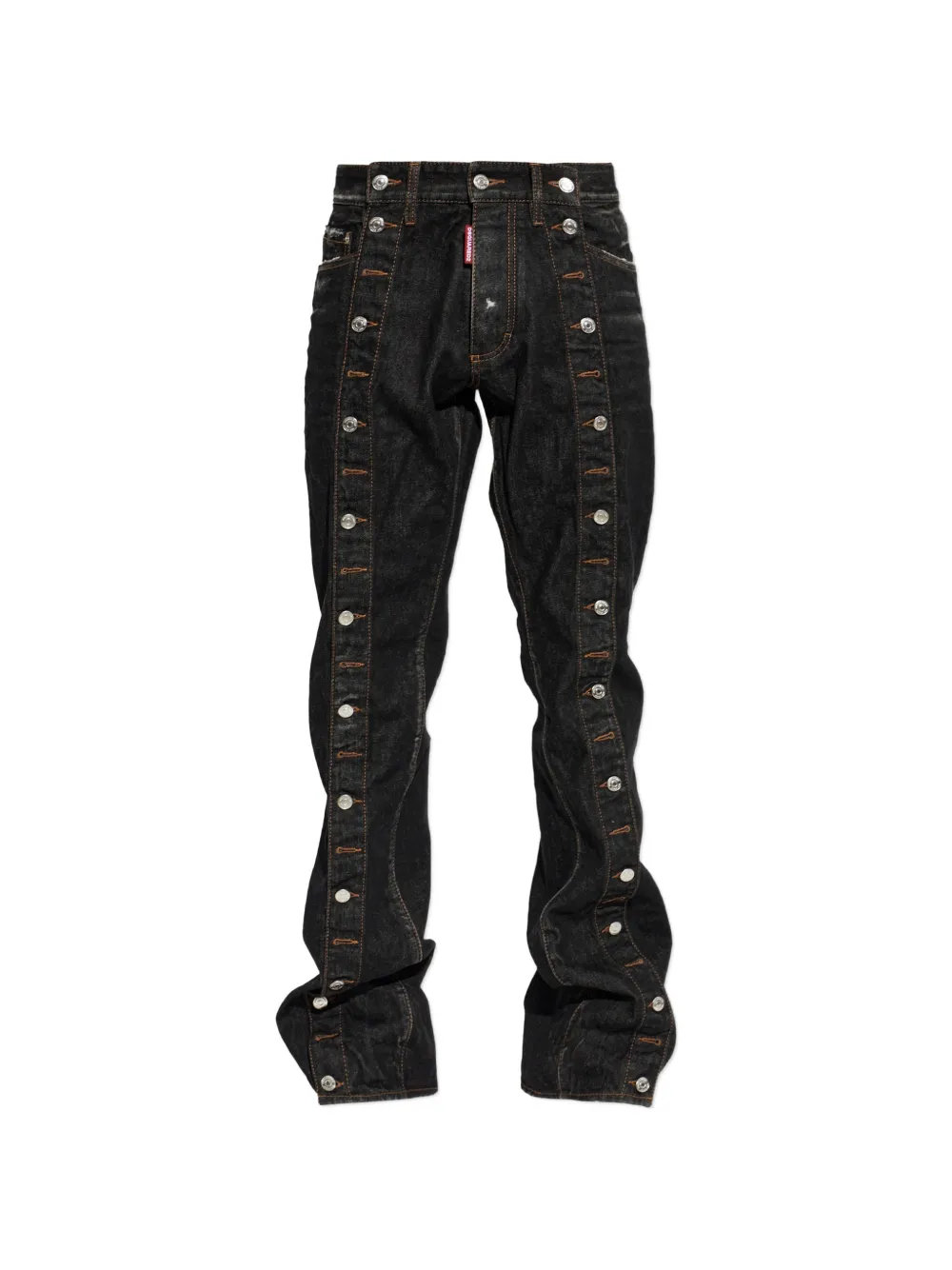 DSQUARED2 American button-detail jeans - Nero