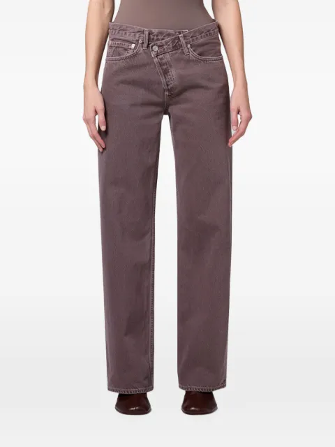 AGOLDE Arc Criss Cross straight-leg jeans