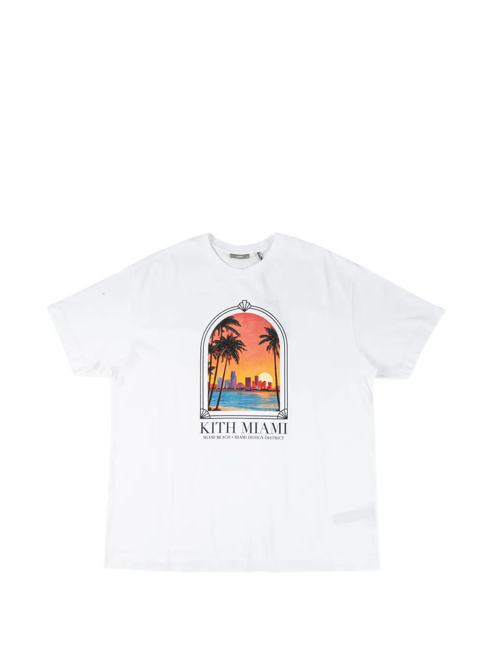 KITH Miami Nights Sunset Vintage graphic-print T-shirt