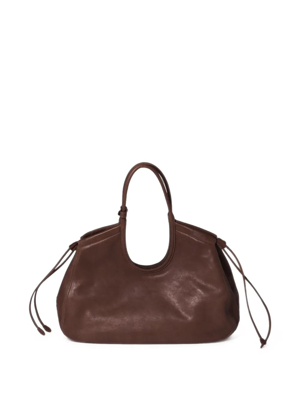 Miu Nappa piloten shopper met logo-reliëf Bruin