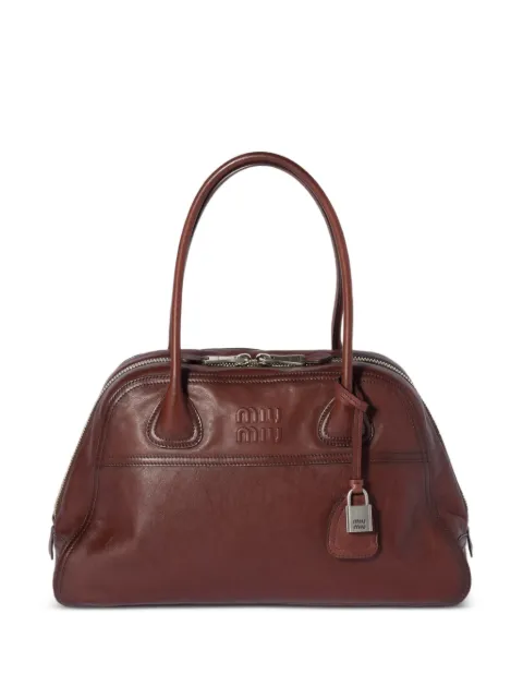 Miu Miu cabas Vivant médium en cuir
